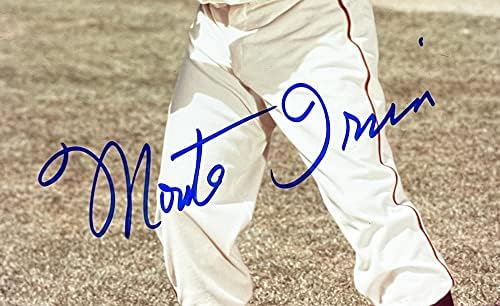 Монте Ъруин Подписа Бейсбольное Снимка 8x10 в Ню Йорк JSA