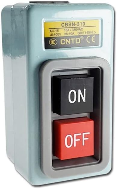 Бутон за захранване CNTD CBSN-310 10А, прекъсвач CBSN-315 15A, самостоятелно блокиране на прекъсвач - (Цвят: CBSN-315)