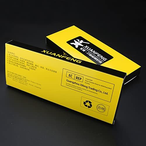 XUANFENG 6-инчов златни професионални ножици за подстригване от стомана 9cr18 са подходящи за фризьори салони, мъже,