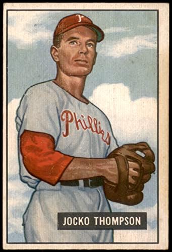 1951 Боуман 294 Joko Томпсън Филаделфия Филис (Бейзболна картичка) VG/БИВШ Филис