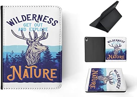 Готин калъф за таблет Cool Outdoor Nature Moose FLIP за Apple IPAD Mini (2021) (6-то поколение)