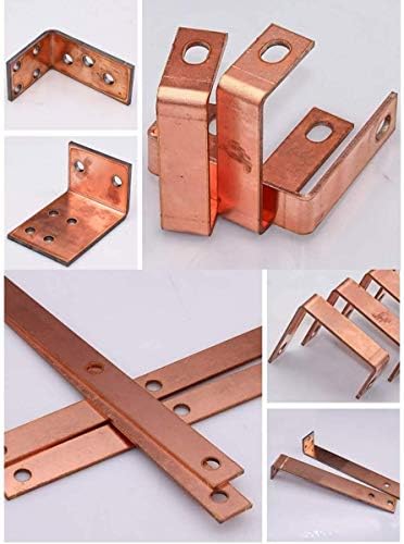 Меден лист метал YIWANGO от фолио 99,9% Cu, изработен от мед, идеален за администратори и цехове за обработка на медни листа (Размер: 100 mm x 100 mm / 3.9 инча x 3,9 инча)
