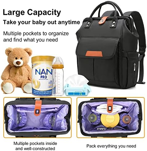 Чанта за Памперси, Раница с Голям Капацитет, Многофункционална чанта за Памперси за Бременни, Детска чанта за Момичета