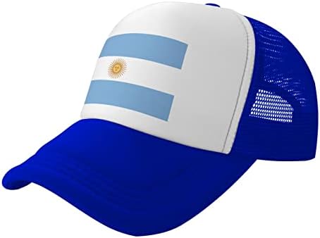 AHMOVOMAH Флаг на Аржентина Окото Шапки шофьор на камион Мъжки Дамски Шапки възстановяване на предишното положение Casquette