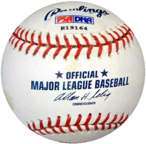 Грег Халман С Автограф от Официалния Представител на MLB Бейзбол Seattle Mariners PSA /DNA R19164 - Бейзболни топки