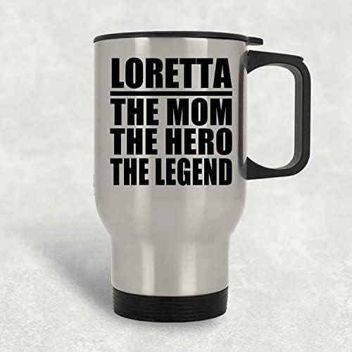 Дизайнсифи Лорета Мама Герой на Легенда, Сребърен Пътна Чаша 14 грама, на Изолиран Чаша от Неръждаема Стомана, Подаръци