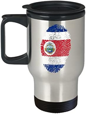Пътна Чаша Коста Рика - Флаг с Пръстови отпечатъци