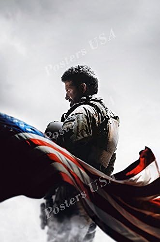 Постери на САЩ Плакат на филма Американски снайперист - без текст ГЛАНЦ - MOV528 (24 x 36 (61 cm x 91,5 см))