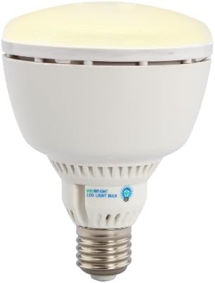 Приложение 10-Ваттная лампа Viribright 73755LED капацитет BR30 A Стандартно Средна основа с регулируема яркост - Дневна светлина 6000 До - 800 Лумена