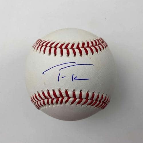 С автограф / Подпис Треа Търнър Роулингса, Официален Представител на Мейджър лийг Бейзбол JSA COA - Бейзболни топки с