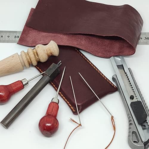 Чанта-кобур от естествена кожа за Huawei Y7a, Калъф за вашия телефон ръчна изработка от естествена кожа, Кожен Калъф-чанта