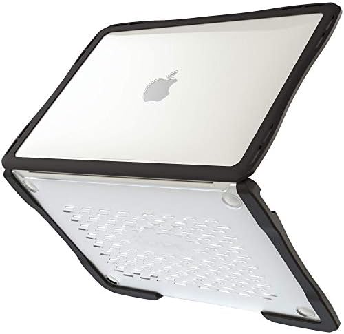 Калъф UZBL за MacBook Air 13 инча M1 и Intel (освобождаване на 2018-2020), Лек Защитен калъф с твърда обвивка, прозрачен