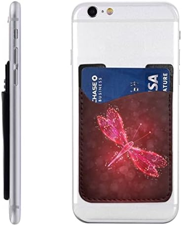 Абстрактен Калъф за телефон под формата на Червени Кончета, Държач за карти, Самоклеящийся калъф за кредитни карти от