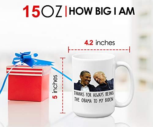 Кафеена чаша Bubble Hugs Джо Байдън - Благодаря, Че Винаги Е бил - Обама Моя Байдену Американски политик президентските