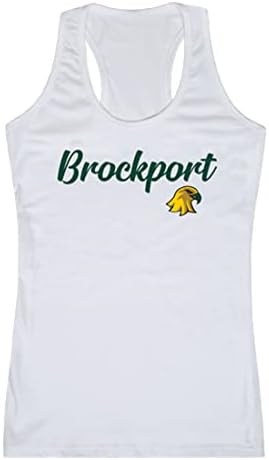 The College at Brockport, State University of New York Орли Женска Тениска с надпис на бретелях Тениска