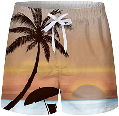 SAXIGOL 2023 Хавайски Спортни къси Панталони за Мъже, Летни Плажни Панталони, бързо съхнещи Бански За Сърф, Шорти на
