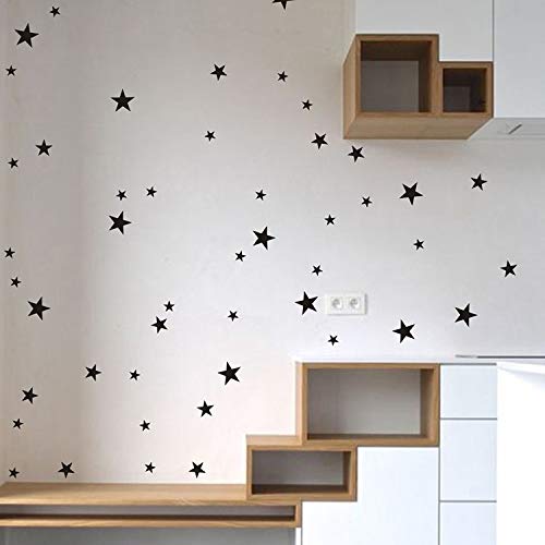 JUEKUI Набор от Стикери за стена с Луната и Звездите, Vinyl Стикер на Звездното Небе, за Децата, за Декорация на Детска