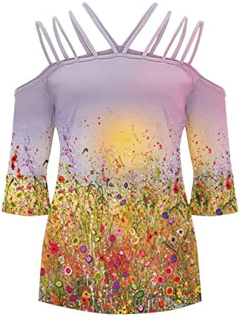2023 Дрехи през Цялата Силует Памук Графичен Фестивал за Хелоуин Всекидневна Блуза, Тениска за Жени Лято Есен Риза С