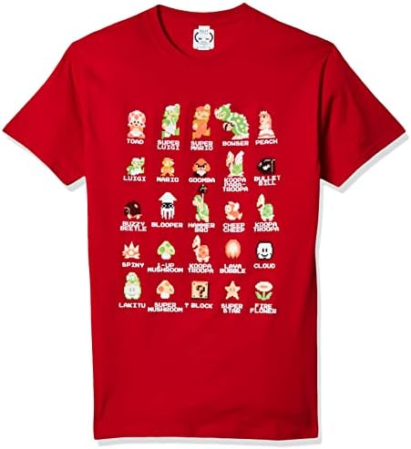 Мъжки t-shirt Nintendo Pixel Cast от Nintendo